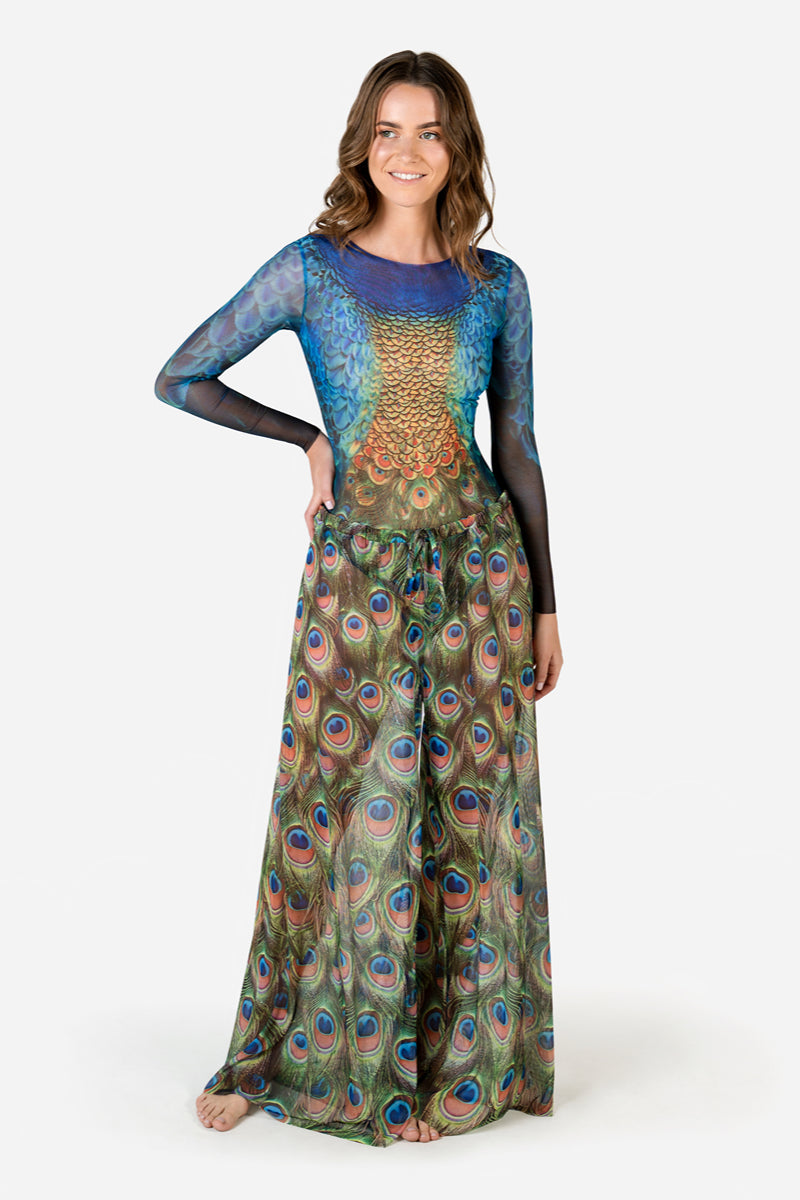 Beach Pants “Peacock Mayura”