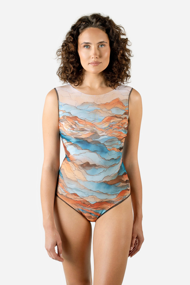 One-piece Sleeveless Swimsuit “Anza”