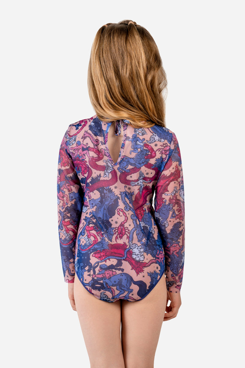 Kids' Closed Back Swimsuit “Ephemeris”