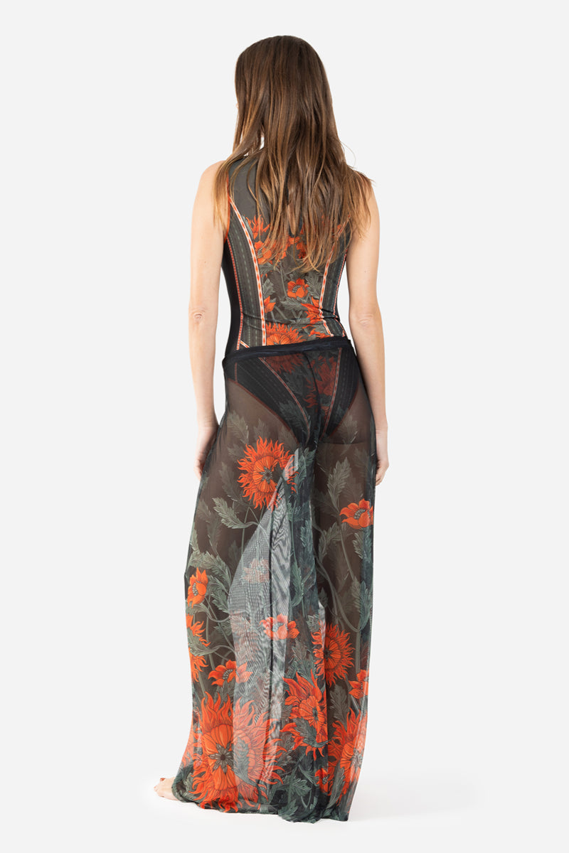 Beach Skirt “The Sun Orange”