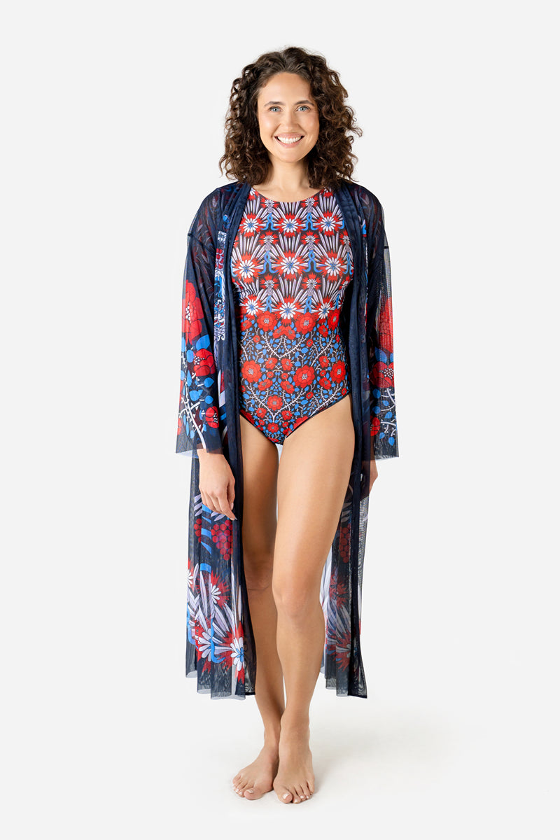 Beach Robe “Medieval Rose”