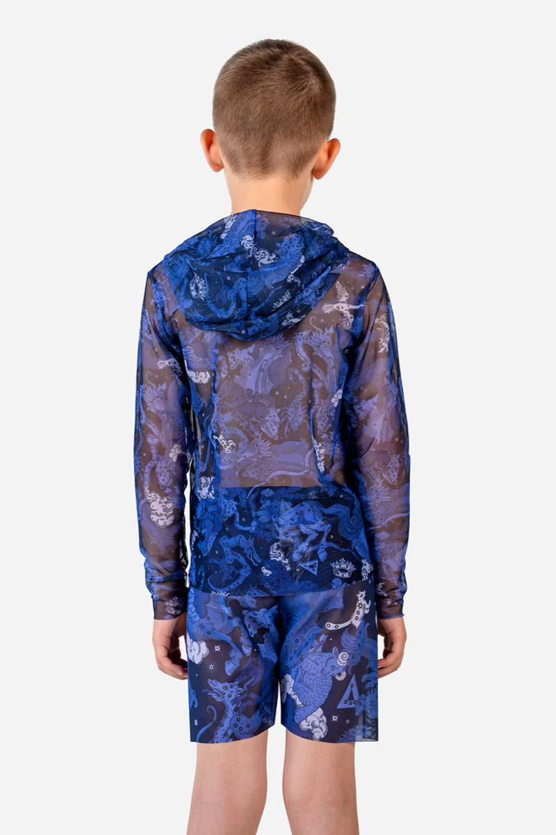Kids' Beach Shorts “Blueberry Nights”