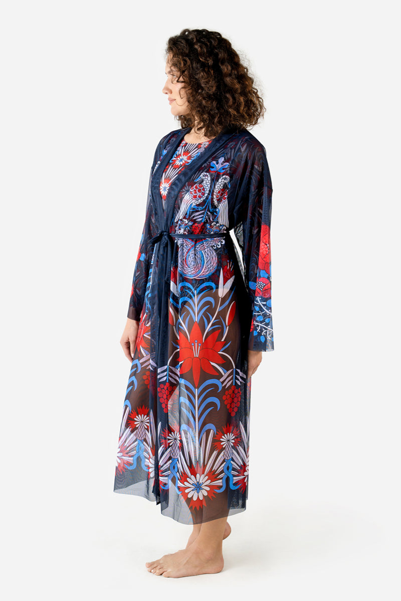 Beach Robe “Medieval Rose”