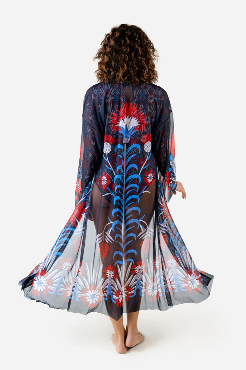 Beach Robe “Medieval Rose”