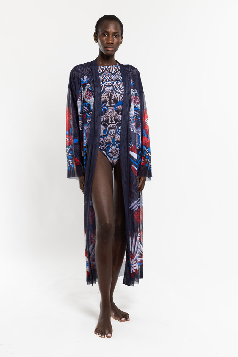 Beach Robe “Medieval Rose”