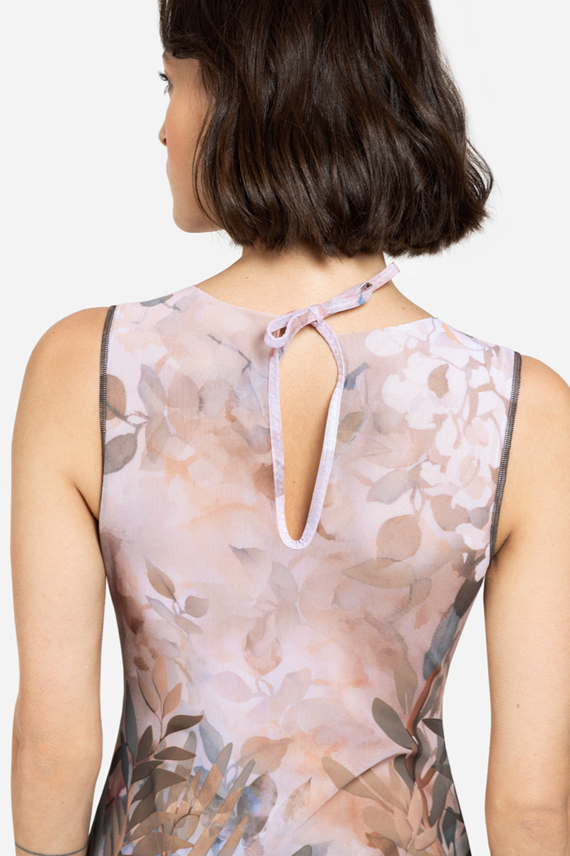 One-piece Sleeveless Swimsuit “Olives”