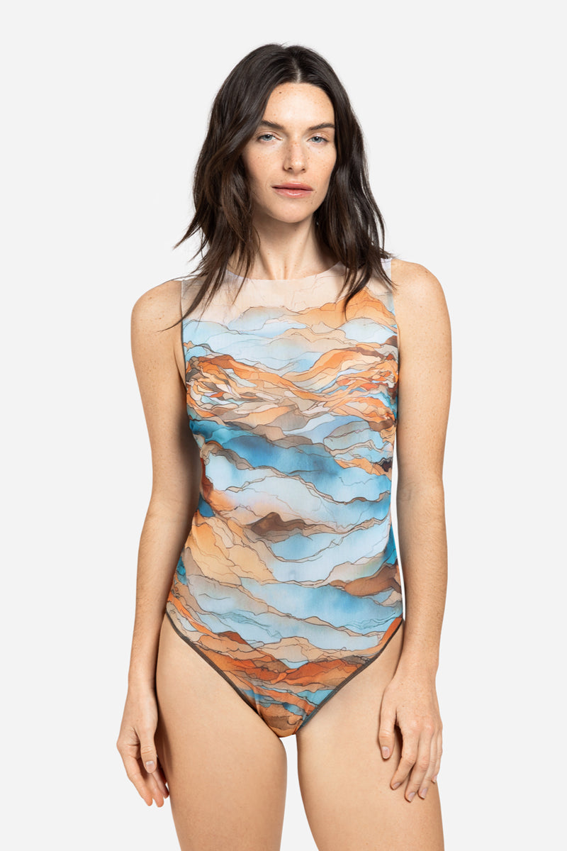 One-piece Sleeveless Swimsuit “Anza”