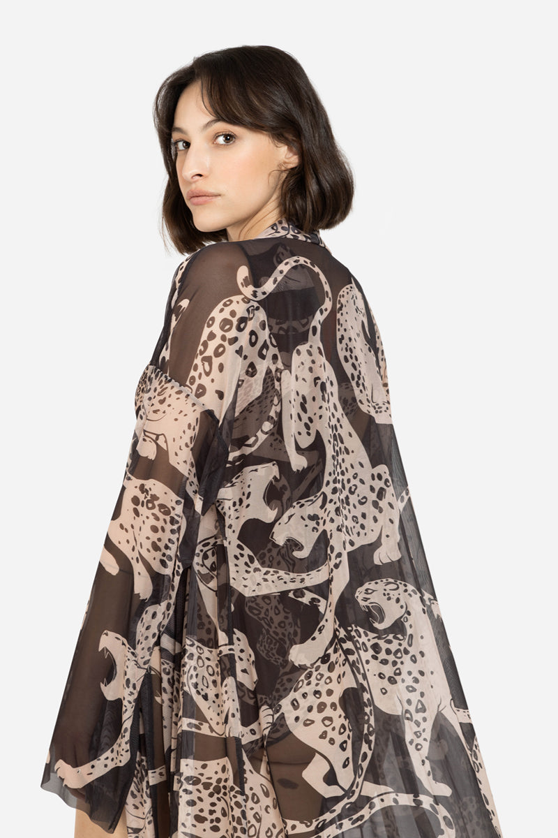 Beach Robe “Wild Сat”