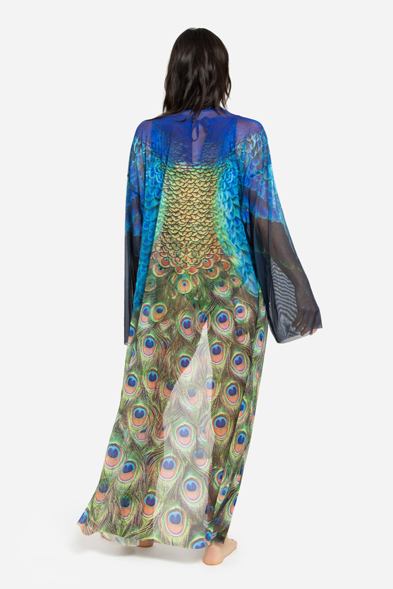 Beach Robe “Peacock Mayura”