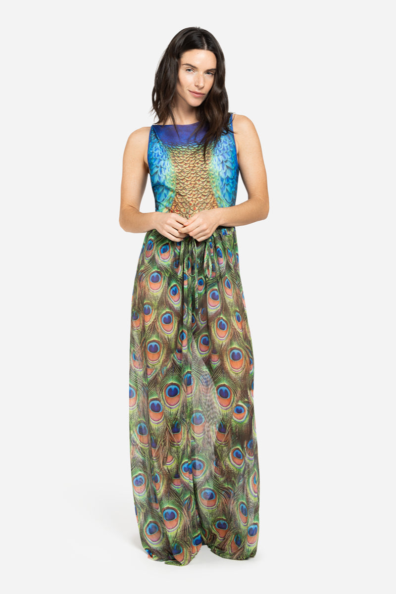 Beach Pants “Peacock Mayura”
